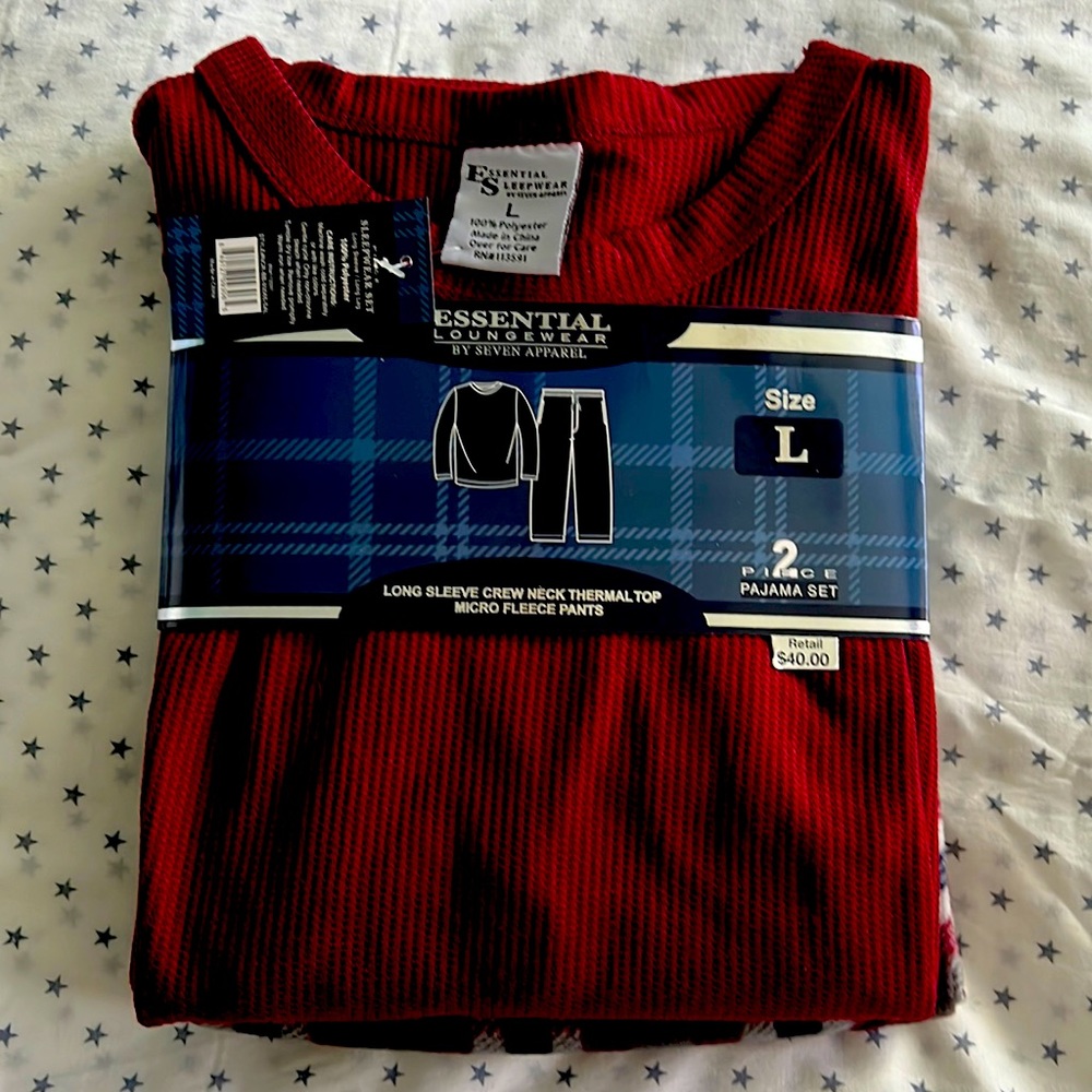 Brand New! Never Worn with Tags On! Thermal Men Sleepwear Large